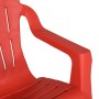Kindergartenstühle 2 Stück Holzoptik PP rot 37x34x44 cm von vidaXL, Gartenstühle - Ref: Foro24-364738, Preis: 57,74 €, Rabatt: %