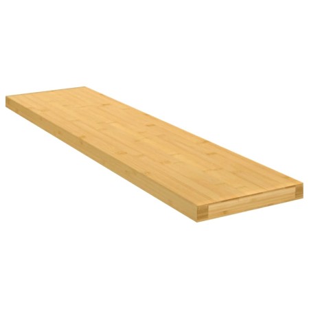 Estante de pared de bambú 80x20x2,5 cm en Estantes y estanterías | Comprar online en Foro24