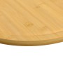Tablas de cortar 6 uds bambú Ø30x1,5 cm