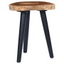 Mesa de centro de madera de teca maciza 40x45 cm de vidaXL, Mesas de centro - Ref: Foro24-281650, Precio: 81,92 €, Descuento: %