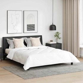 Edredón Otro con almohada 3 pcs Blanco 200 x 220 cm Microfibra