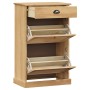 Zapatero VIGO madera maciza de pino 60x35x96 cm