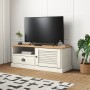Mueble para TV VIGO madera maciza de pino blanco 106x40x40 cm en Muebles TV | Comprar online en Foro24