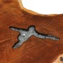 Solid teak wood and polyresin coffee table 70x45 cm by vidaXL, Coffee table - Ref: Foro24-281651, Price: 119,31 €, Discount: %