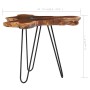 Solid teak wood and polyresin coffee table 70x45 cm by vidaXL, Coffee table - Ref: Foro24-281651, Price: 119,31 €, Discount: %