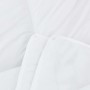 Juego de Edredón 3 pcs Blanco 260 x 220 cm Microfibra