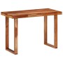 Mesa de comedor madera maciza de acacia 110x50x76 cm en Mesas de cocina y de comedor | Comprar online en Foro24