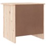 Mesita de noche ALTA madera maciza de pino 41x35x41 cm