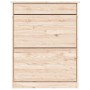 Mueble zapatero ALTA madera maciza de pino 77x35x96 cm