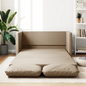 Sofá cama suelo 2 en 1 cuero sintético capuchino 112x174x55 cm Sofá cama suelo 2 en 1 cuero sintético capuchino 112x174x55 cm