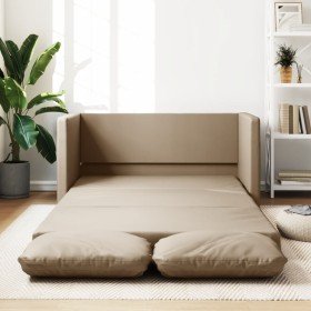 Sofá cama suelo 2 en 1 cuero sintético capuchino 112x174x55 cm Sofá cama suelo 2 en 1 cuero sintético capuchino 112x174x55 cm