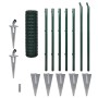 Set de euro valla acero verde 10x1 m