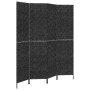 Biombo de 4 paneles jacinto de agua negro 163x180 cm en Divisores de ambientes | Comprar online en Foro24