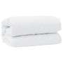 Edredón Otro con almohada 3 pcs Blanco 200 x 220 cm Microfibra