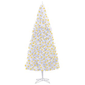 Árbol de Navidad artificial con LEDs blanco 400 cm
