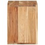 Taburete madera maciza de acacia 40x30x40 cm