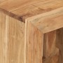 Taburete madera maciza de acacia 40x30x40 cm