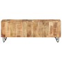 Mueble de TV madera maciza de mango 110x30x40 cm