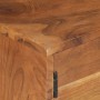 Mueble de TV madera acacia con acabado miel 140x30x40 cm