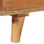 Mueble de TV madera acacia con acabado miel 140x30x40 cm