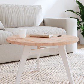 Tablero redondo de madera maciza de haya Ø70x2,5 cm en Tableros para mesas | Comprar online en Foro24