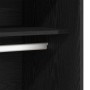Armario Roble negro 80 x 50 x 200 cm Madera contrachapada