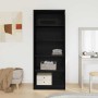 Armario Roble negro 80 x 50 x 200 cm Madera contrachapada