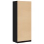 Armario Roble negro 80 x 50 x 200 cm Madera contrachapada