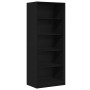 Armario Roble negro 80 x 50 x 200 cm Madera contrachapada