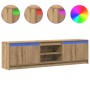 Gabinete de TV Marrón 182 x 34 x 50 cm Madera contrachapada