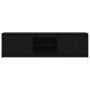 Gabinete de TV Negro 182 x 34 x 50 cm Madera contrachapada