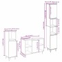 Juego de Muebles de Baño 3 pcs Roble artesanal 30 x 30 x 180 cm