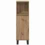 Juego de muebles de baño 3 pcs Marrón 30 x 30 x 180 cm