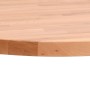 Tablero redondo de madera maciza de haya Ø80x2,5 cm