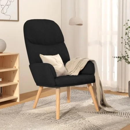 Black fabric relaxation armchair by vidaXL, Armchairs - Ref: Foro24-340996, Price: 100,95 €, Discount: %