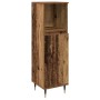 Conjunto de Muebles de Baño 3 pcs Madera Vieja 30 x 30 x 180 cm