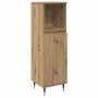 Conjunto de Muebles de Baño con puerta 3 pcs Roble artesanal