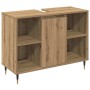 Conjunto de Muebles de Baño con puerta 3 pcs Roble artesanal