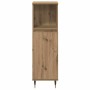 Conjunto de Muebles de Baño con puerta 3 pcs Roble artesanal