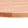 Tablero redondo de madera maciza de haya Ø70x4 cm