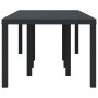 Mesa de Jardín Antracita 250 x 100 x 73 cm ratán sintético