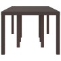 Mesa de Jardín Marrón 250 x 100 x 73 cm ratán sintético