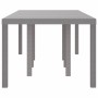 Mesa de Jardín Gris claro 250 x 100 x 73 cm ratán sintético