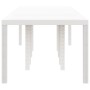 Mesa de Jardín Blanco 300 x 100 x 73 cm ratán sintético