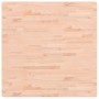 Tablero de mesa cuadrado de madera maciza de haya 90x90x2,5 cm