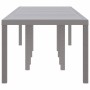 Mesa de Jardín Gris claro 300 x 100 x 73 cm ratán sintético