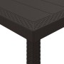 Mesa de Jardín Marrón 350 x 100 x 73 cm ratán sintético