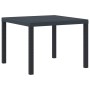 Conjunto de Comedor de Jardín 5 pcs Antracita Ratan Polt