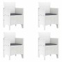 Conjunto de Comedor de Jardín 5 pcs Ratan Polt