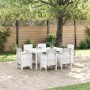 Conjunto de Comedor de Jardín 7 pcs Ratan Polt